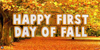 Happy first day of fall
