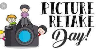Camera and children.  Picture retake day!